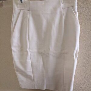 H&M White Pencil Skirt NWOT